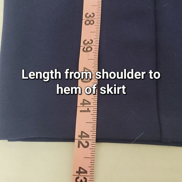 Torrid Navy Premium Ponte Peplum Dress, Sz. - Picture 10 of 12